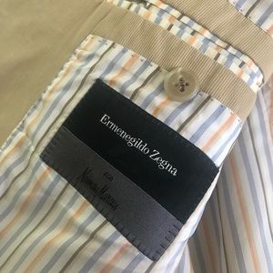 Ermenegildo Zegna tan sports jacket 42